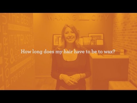 ¿Qué largo debe tener el cabello para depilarse?